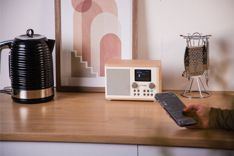 Pure Radio Classic H4 Cotton White/Oak EU/UK