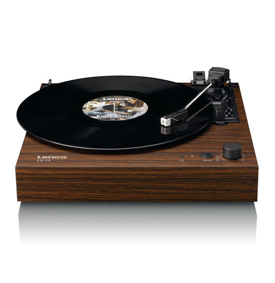 Lenco LS-15WD piatto audio Giradischi con trasmissione a cinghia Legno