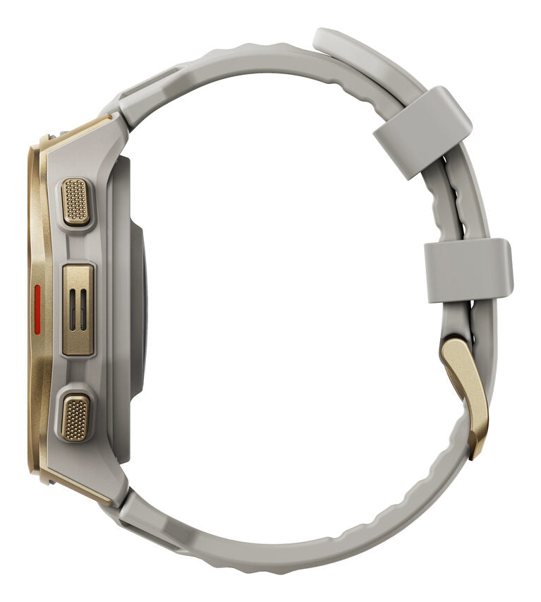 Amazfit T-rex 3 Pro 3,35 cm (1.32") AMOLED 44 mm Digitale 466 x 466 Pixel Touch screen Grigio Oro Wi-Fi GPS (satellitare)