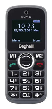 Beghelli SLV10 4,5 cm (1.77") 81 g Nero Telefono per anziani