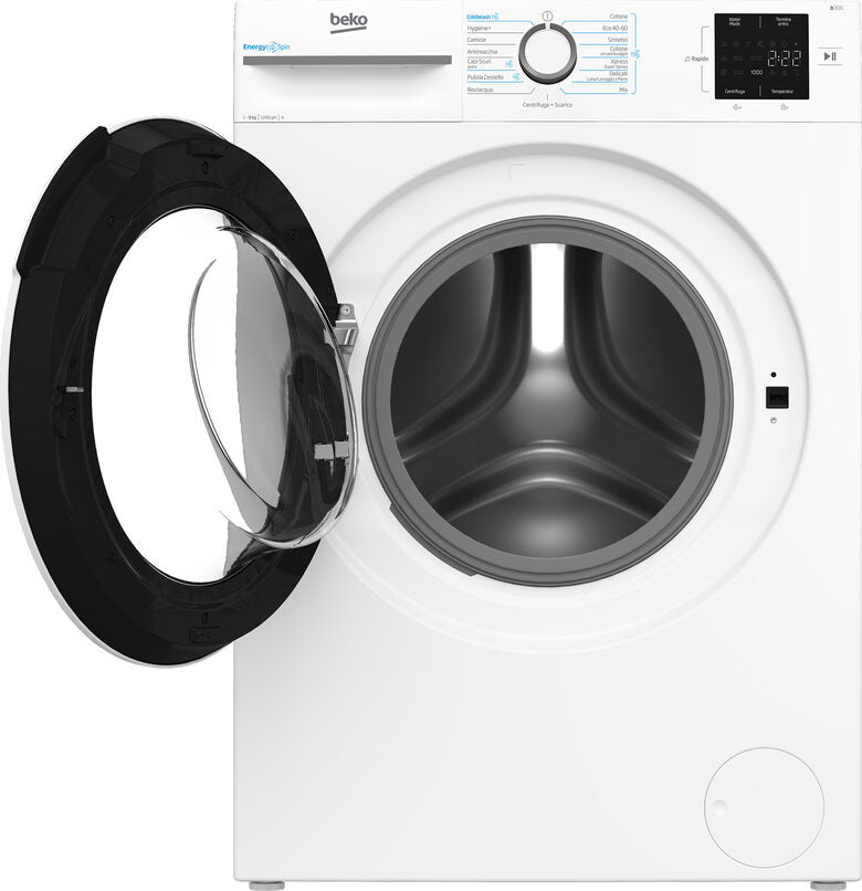 Beko BMWU3921W: Lavatrice EnergySpin 9kg, Classe A, 1200giri