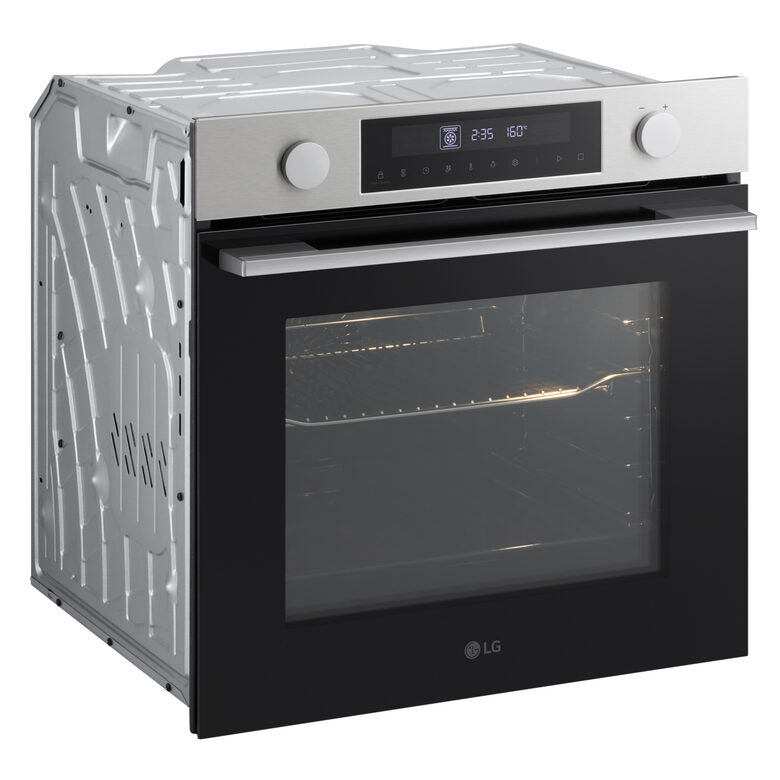 LG Forno 72L Classe A | 11 modalità di cottura, Frittura ad aria, Modalità pizza, Lievitazione, Pulizia pirolitica | Acciaio