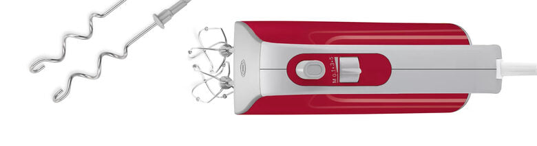 Bosch MFQ40303 Sbattitore Styline Colour 500 W Rosso, Argento