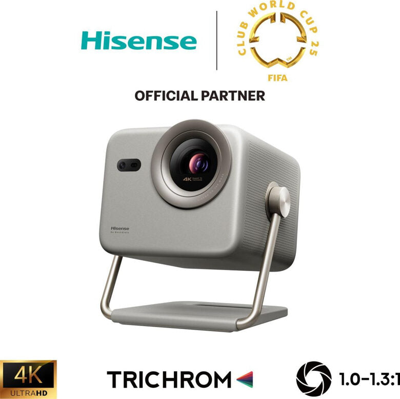 Hisense Videoproiettore Laser M2 PRO 4K UHD fino 200", Silver