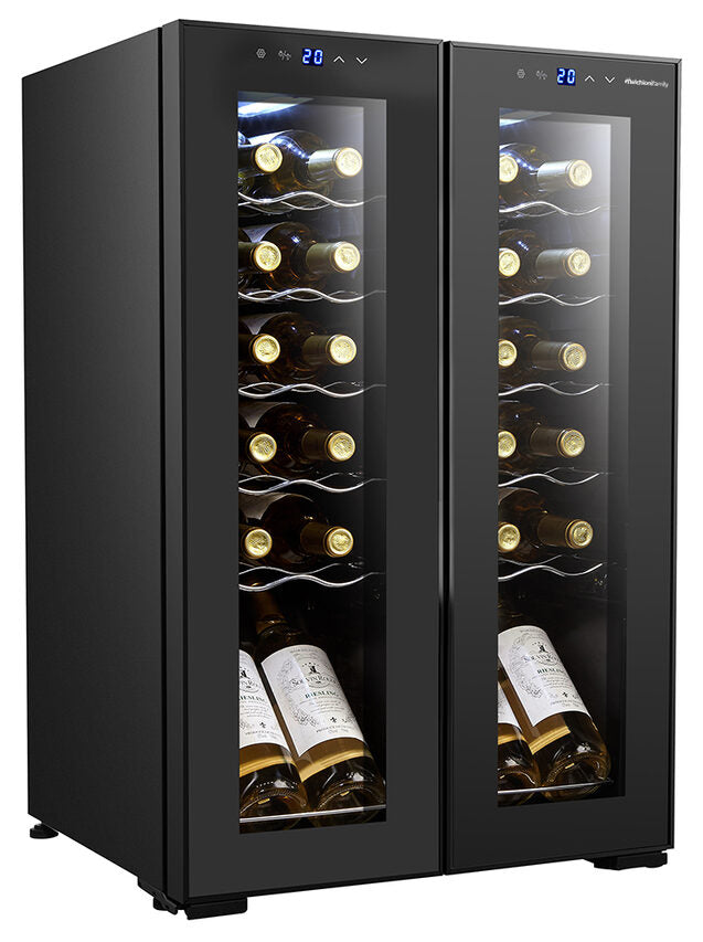 Melchioni Cantinetta VERMENTINO 24 C DUAL - 24 bottiglie doppia temperatura con compressore e doppia porta