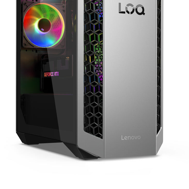 Lenovo LOQ | Desktop Gaming Tower | Processore AMD Ryzen 7 8745HX | memoria RAM 16GB | Memoria SSD 512GB | Scheda Grafica NVIDIA RTX 5050 8GB | Sistema Operativo WINDOWS 11 HOME | 26L_LUNA_GREY