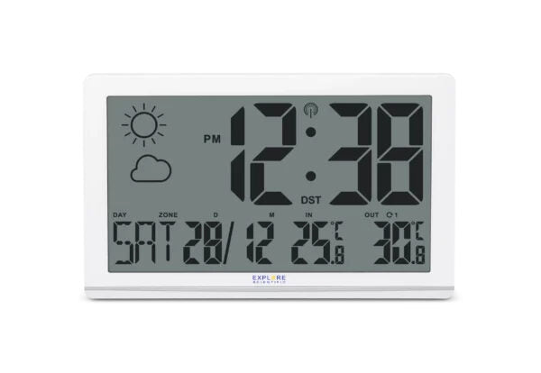 Explore Scientific RDC8001 Orologio da Parete Jumbo Radio-Controllato