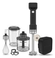 KitchenAid Frullatore a Immersione Senza Fili con Accessori e Batteria Rimovibile 12V