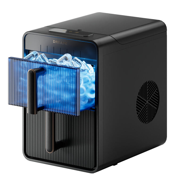 Dreame Aura Macchina per la produzione di cubetti di ghiaccio integrata/indipendente 12 kg/24h Nero, Oro