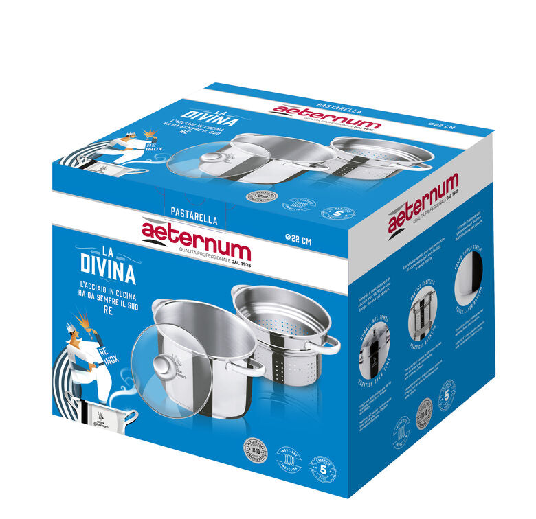 Aeternum AP000077 pentola multifunzione Acciaio inossidabile 22 cm