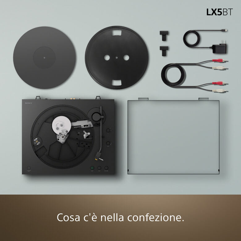 Sony PS-LX5BT Giradischi con trasmissione a cinghia Nero Automatico