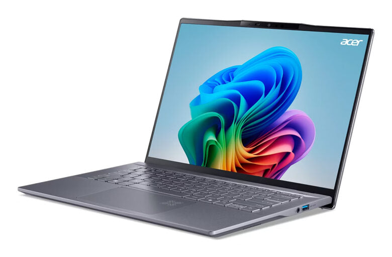 Acer Swift 14 AI SF14-11-X9TF Qualcomm Snapdragon Computer portatile 36,8 cm (14.5") WQXGA 16 GB LPDDR5x-SDRAM 1 TB SSD Wi-Fi 7 (802.11be) Windows 11 Home Argento
