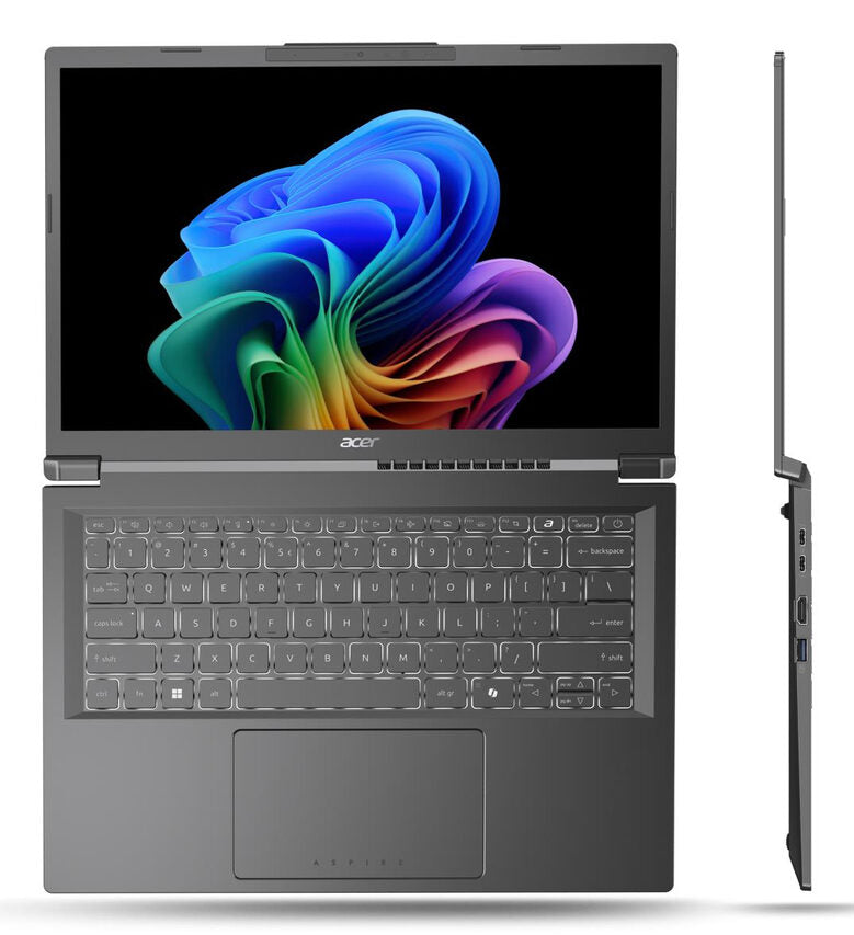 ACER Aspire 14 AI Notebook Copilot+ PC, 14 ", processore Intel® Core Ultra 7 256V, 16 GB, 512 GB SSD, Grey