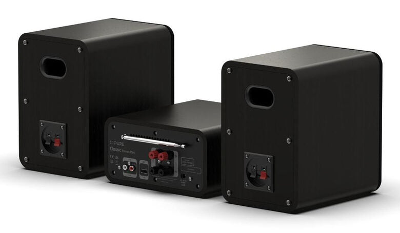 Pure Classic Stereo Mini Microsistema audio per la casa 20 W Nero