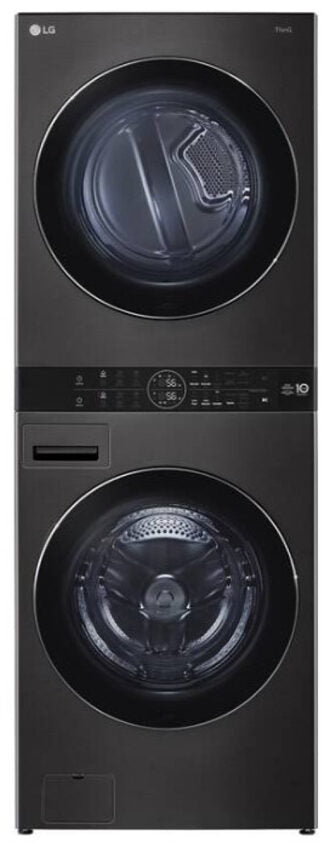 LG WT1716BBF lavasciuga Libera installazione Caricamento frontale Nero