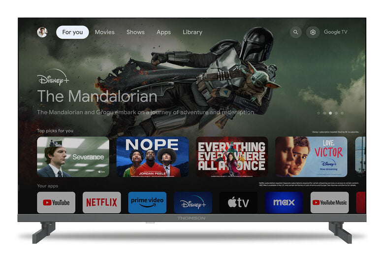 Thomson 32QG4S14 Televisore 81,3 cm (32") Full HD Smart TV Wi-Fi Nero