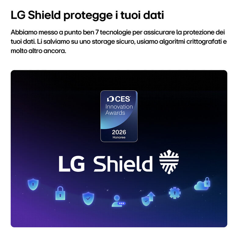 LG OLED evo AI 77'' Serie C6 OLED77C65LA, 4K, Hyper Radiant Color, Processore α11 Gen3, VRR 165Hz,G-Sync, SMART TV 2026