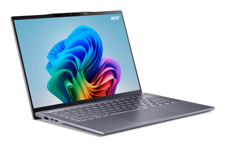 Acer Swift 14 AI SF14-11-X9TF Qualcomm Snapdragon Computer portatile 36,8 cm (14.5") WQXGA 16 GB LPDDR5x-SDRAM 1 TB SSD Wi-Fi 7 (802.11be) Windows 11 Home Argento