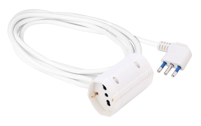 POLYPOOL PP2629 prolunghe e multiple 5 m 1 presa(e) AC Interno Bianco
