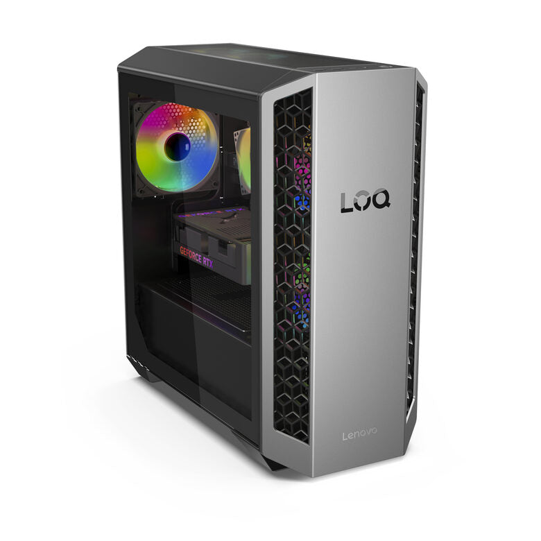 Lenovo LOQ | Desktop Gaming Tower | Processore AMD Ryzen 7 8745HX | memoria RAM 16GB | Memoria SSD 512GB | Scheda Grafica NVIDIA RTX 5050 8GB | Sistema Operativo WINDOWS 11 HOME | 26L_LUNA_GREY