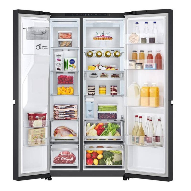 LG GSLE91EVAC frigorifero side-by-side Libera installazione 628 L C Nero