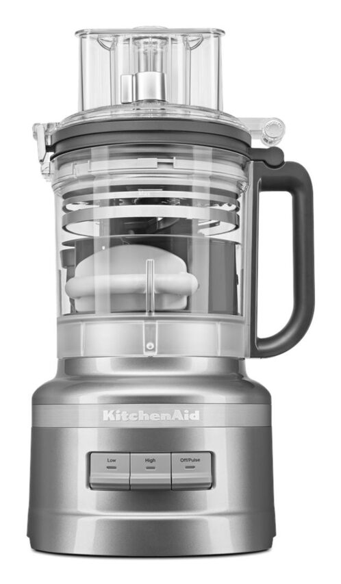 KitchenAid 5KFP1319ECU robot da cucina 400 W 3,1 L Nero, Argento, Trasparente