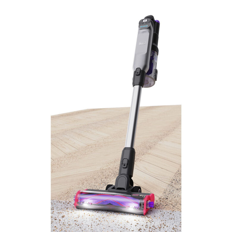 Black & Decker BHFEA640WG Aspirapolvere a bastone Batteria Secco Ciclonico Senza sacchetto 0,75 L Nero, Acciaio inox