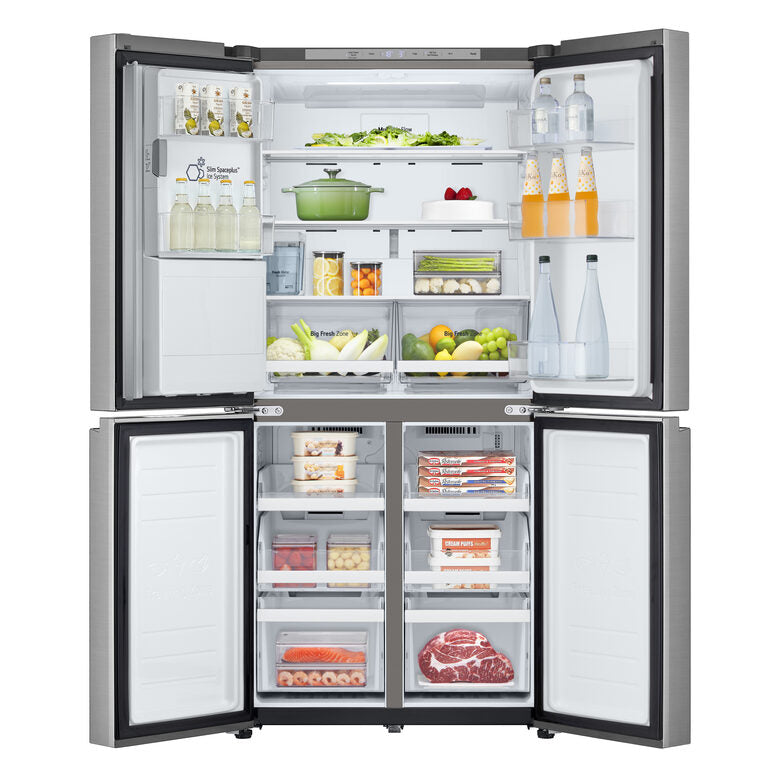 LG GML861PYPE Frigorifero Multidoor Slim, Classe E, 506L, Wi-Fi, Total No Frost, Prime Silver