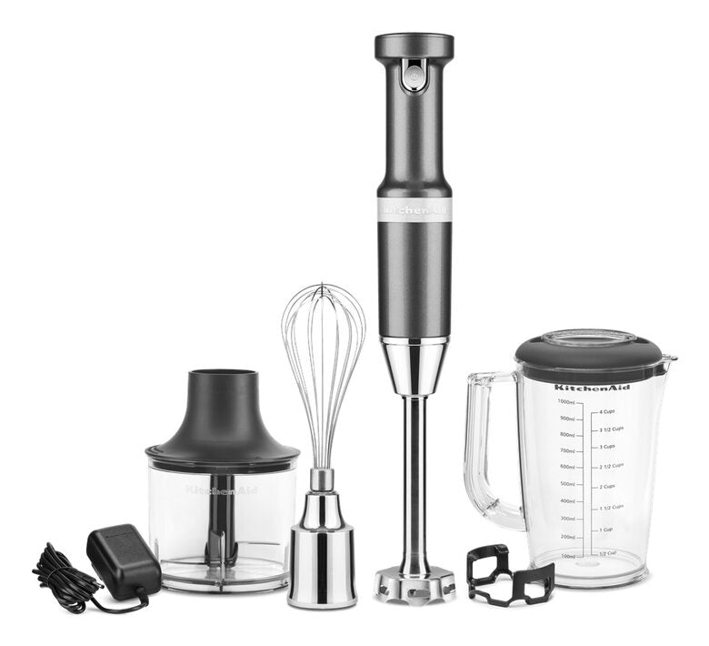 KitchenAid 5KHBBV83EMS Frullatore ad immersione 180 W Argento
