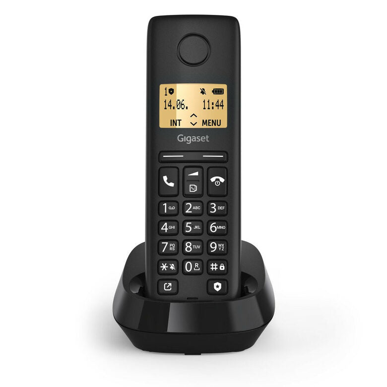 Gigaset PURE 100 Telefono analogico/DECT Identificatore di chiamata Nero