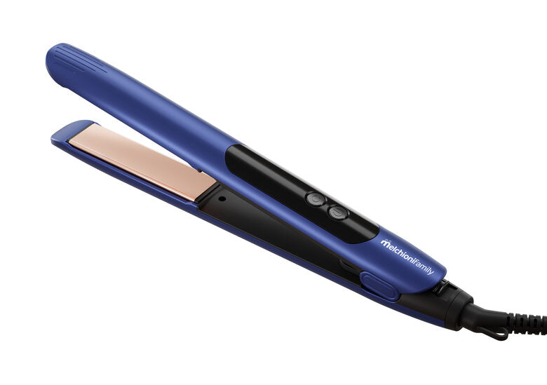 Melchioni 118030023 messa in piega Piastra per capelli Caldo Blu 84 W