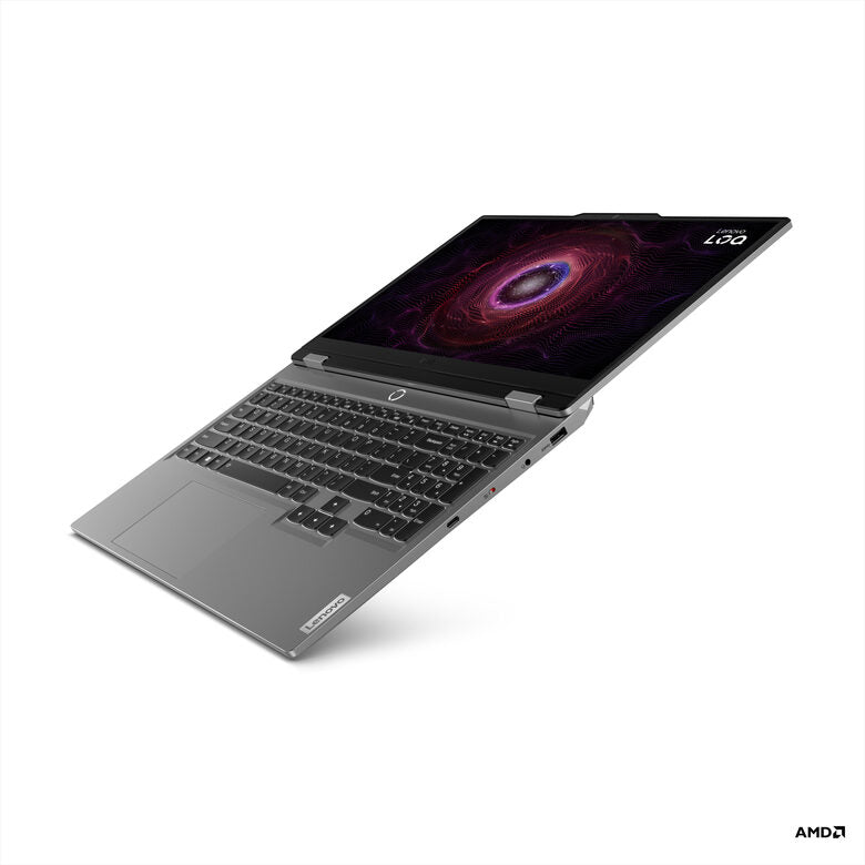 Lenovo LOQ | Notebook Gaming | Display 15.6'' FHD (1920x1080) | Processore AMD RYZEN 7 7445HS | Memoria RAM 16GB | Memoria SSD 512GB | Scheda Grafica NVIDIA RTX 4050 6GB | Sistema Operativo WINDOWS 11 HOME | LUNA_GREY | Caricatore incluso