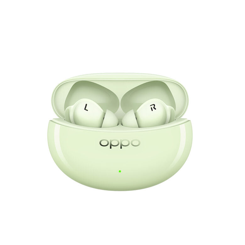 OPPO Enco Air3 Pro Auricolari True Wireless, 30h di Autonomia, Driver in Bambù da 12.4mm, Bluetooth 5.3, Controlli Touch, Cancellazione del rumore IA, Android e iOS, IP55, Verde [Versione It