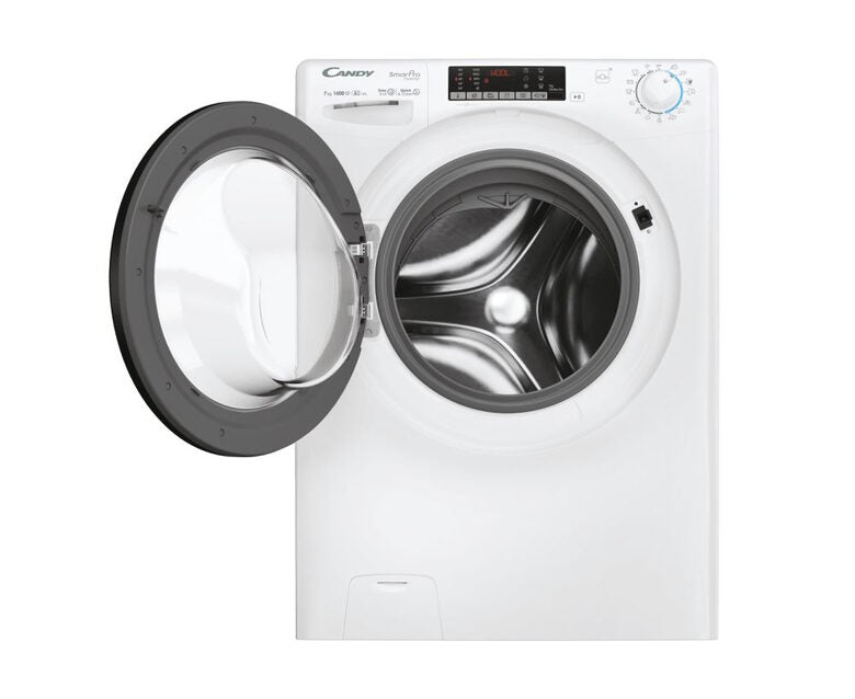 Candy CSO4474TWMB6/1-S Lavatrice A Libera Installazione 7 Kg, 1400 Giri, Smart Pro Inverter, Snap&Wash, Quick&Clean, Classe A, Bianco