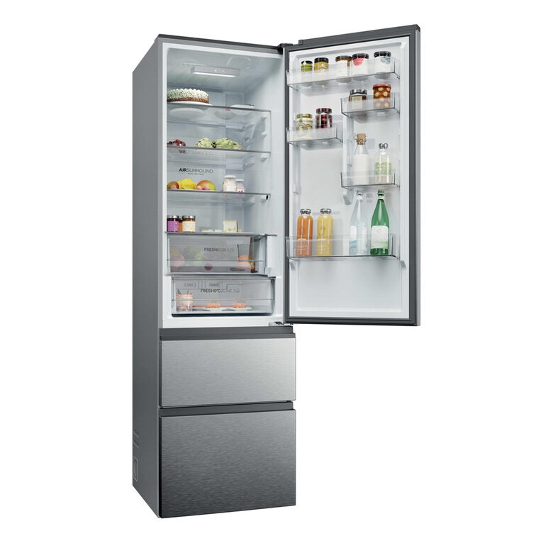 Haier 3D 60 Serie 3 HTR3620CNMG Libera installazione 414 L Argento