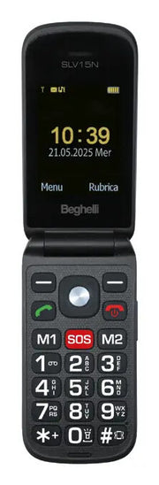 Beghelli 9137N cellulare 6,1 cm (2.4") 87 g Nero Telefono per anziani