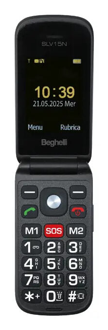 Beghelli 9137N cellulare 6,1 cm (2.4") 87 g Nero Telefono per anziani
