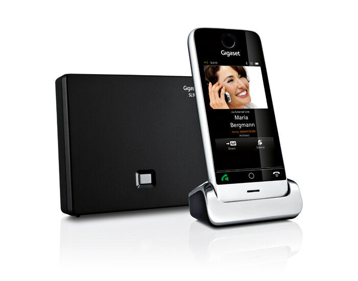 Gigaset SL910 Telefono DECT Identificatore di chiamata Nero, Argento