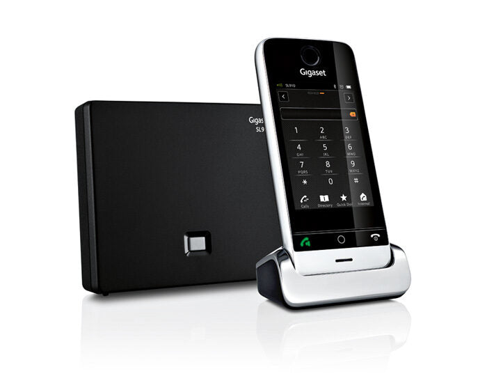 Gigaset SL910 Telefono DECT Identificatore di chiamata Nero, Argento