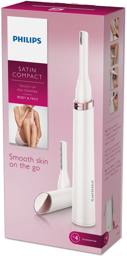 Philips Rifinitore a penna per ritocchi istantanei per corpo e viso
