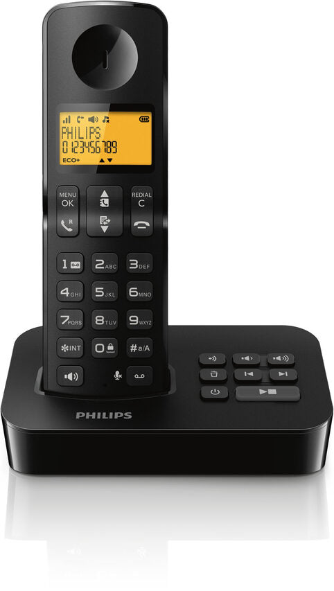 Philips Telefono cordless con segreteria D2151B/23