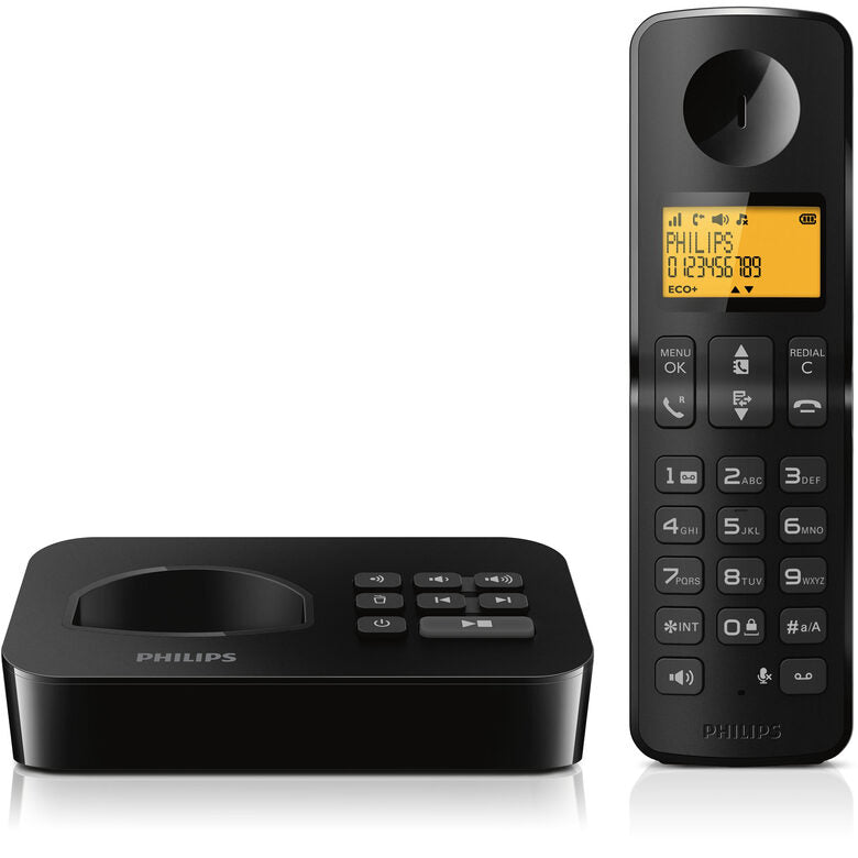 Philips Telefono cordless con segreteria D2151B/23