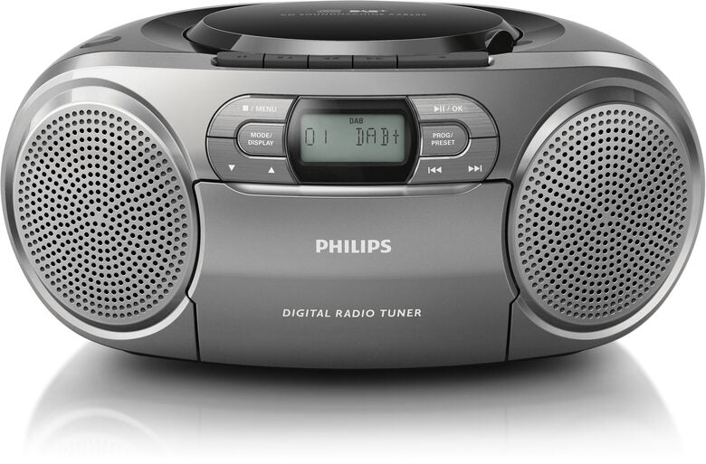 Philips AZB600/12 impianto stereo portatile Digitale 2 W Grigio