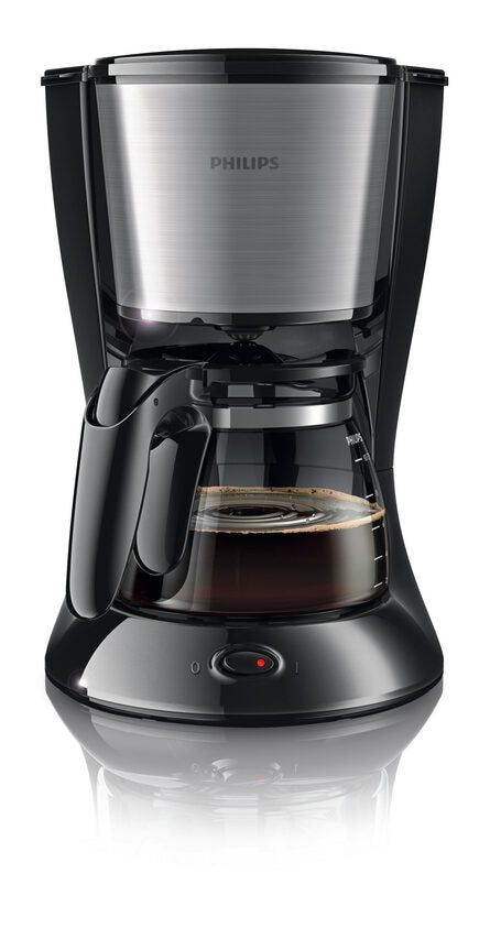 Philips Daily Collection Macchina per caffè nera /metallo con caraffa in vetro