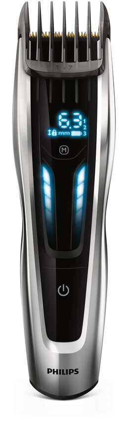Philips HAIRCLIPPER Series 9000 Regolacapelli con pettini motorizzati e lame in titanio