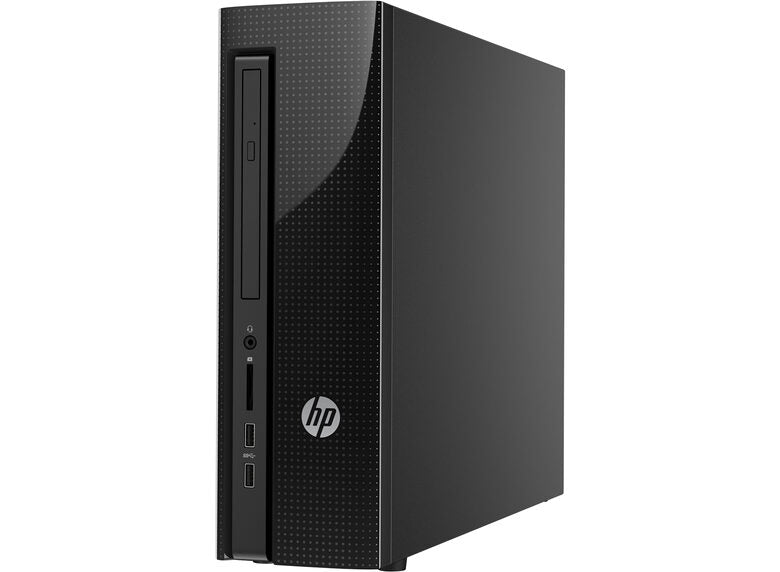 HP Slimline 450-a100nl DDR3L-SDRAM A6-6310 SFF AMD A6 4 GB 500 GB HDD Windows 10 Home PC Nero