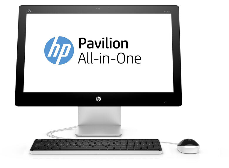 HP Pavilion 23-q102nl 58,4 cm (23") 1920 x 1080 Pixel Intel® Core™ i3 di quarta generazione 4 GB DDR3L-SDRAM 500 GB HDD PC All-in-one Windows 10 Home Wi-Fi 5 (802.11ac) Nero, Bianco