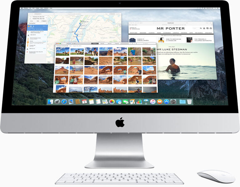 Apple iMac 68,6 cm (27") 5120 x 2880 Pixel Intel® Core™ i5 di quinta generazione 8 GB LPDDR3-SDRAM 1000 GB HDD PC All-in-one Mac OS X 10.11 El Capitan Wi-Fi 5 (802.11ac) Argento