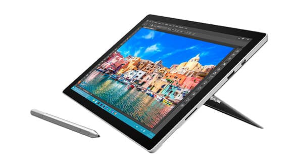 Microsoft Surface Pro 4 128 GB 31,2 cm (12.3") 4 GB Wi-Fi 5 (802.11ac) Windows 10 Pro Argento