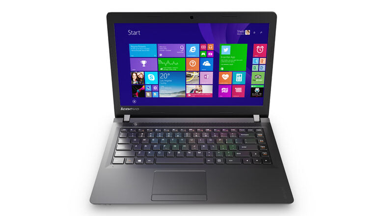 Lenovo IdeaPad 100 Computer portatile 35,6 cm (14") Intel® Celeron® 2 GB DDR3L-SDRAM 500 GB HDD Wi-Fi 4 (802.11n) Windows 10 Home Nero